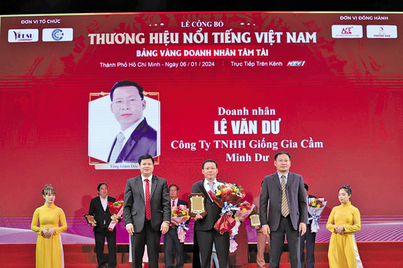 Ông Lê Văn Dư, Tổng Giám đốc Công ty TNHH Giống gia cầm Minh Dư